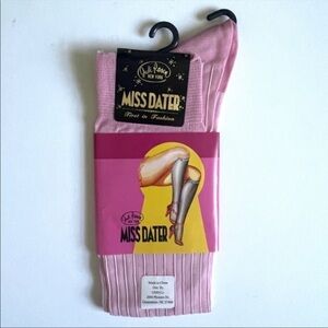 NWT Vintage 90s Miss Dater by Judi Rosen knee-high socks